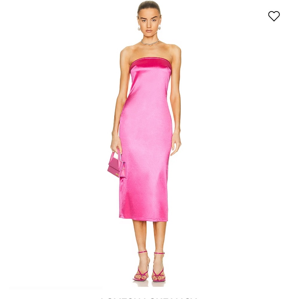 LoveShackFancy Lanal Tube Midi Dress